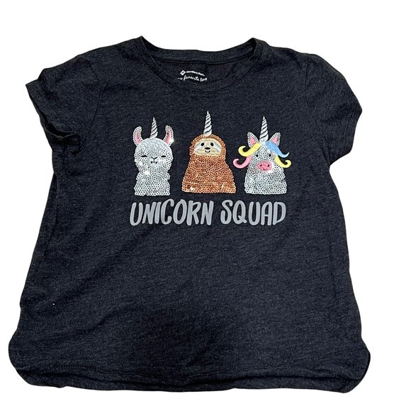 Girls Long Sleeve & Short Sleeve Graphic Tees Bundle Size L 10/12 - Picture 2 of 7